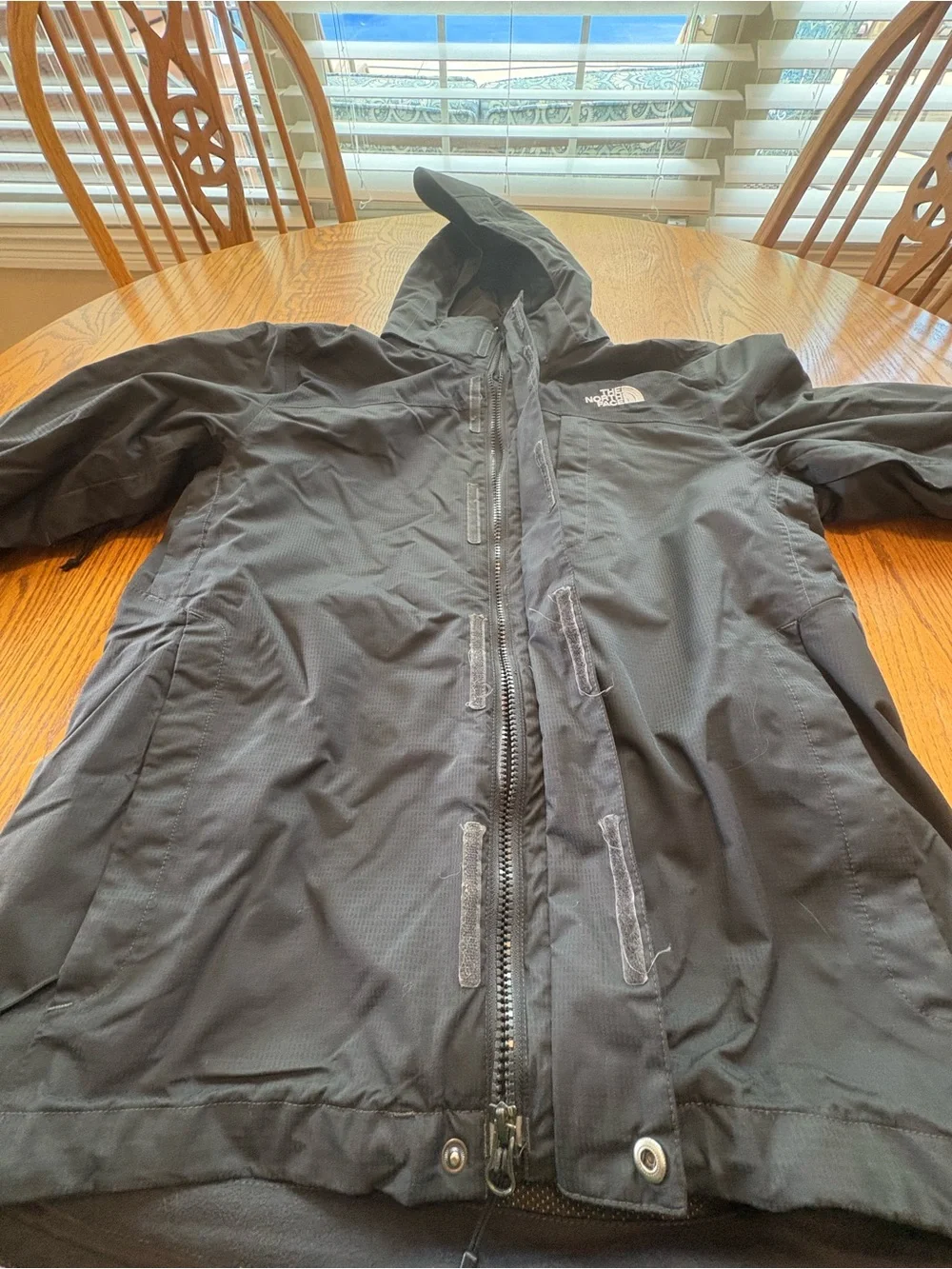 The North Face Men’s S Black DryVent 3-in-1 Triclimate Jacket Gray Fleece Liner